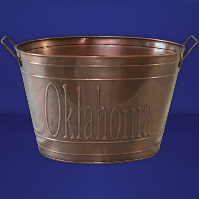 1197 Tub Oval Large Copper / W Oklahoma Design